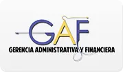 Logotipo de GAF Gerencia Administrativa y Financiera, cliente de MiPC Tecnología